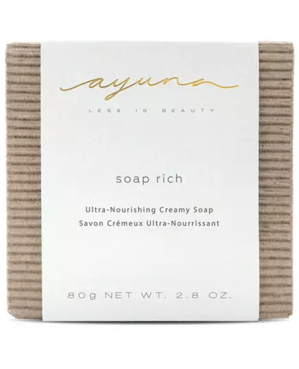 Ayuna Savon crémeux ultra-nourrissant riche 80g, image 3