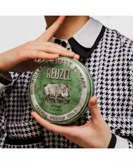 Reuzel Pomade Mittlerer Halt Grünes Fett 340 g, Bild 3