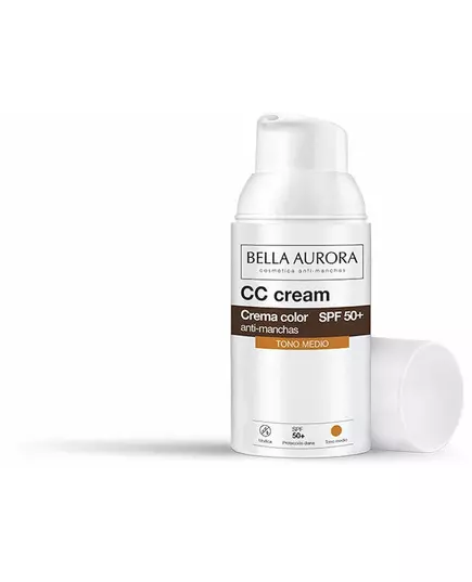 Bella Aurora Anti-Dark Spots CC Cream Spf50+ Medium Shade 30 ml, image 3