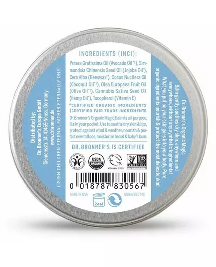 Dr. Bronner's Bio-Zauberbalsam Baby-Mild 60 g, Bild 3