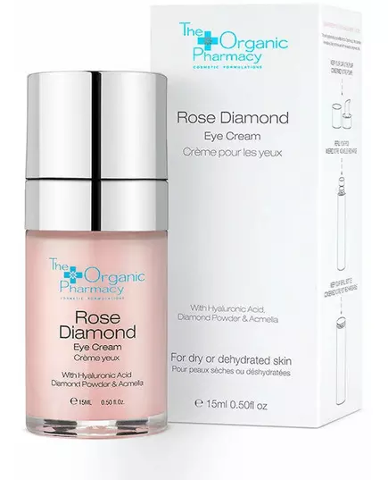 The Organic Pharmacy Crème pour les yeux Rose Diamant 15 ml, image 3