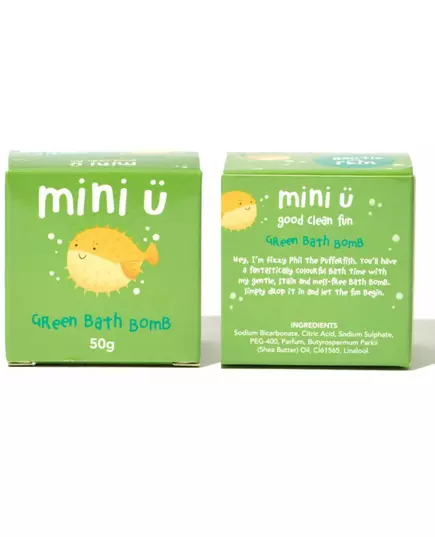 Mini-U Single Green Bath Bomb 50 g, image 3