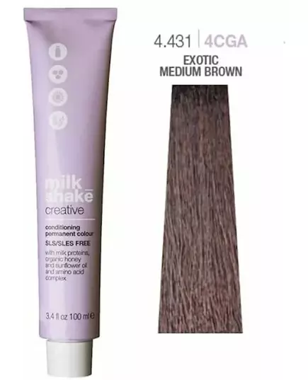 Milk_Shake New Creative Permanent Color 4.431 Exotic Medium Brown 100 ml, image 2