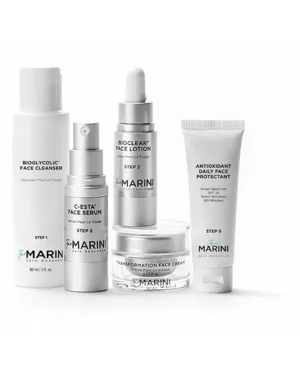 Jan Marini Starter Skin Care Management System : Nettoyant Bioglycolique 89 ml + Sérum C-ESTA 30 ml + Lotion Bioclear 30 ml + Crème Transformation 28 g + Protecteur Antioxydant 57 g, image 4