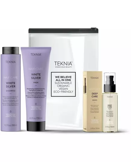 Lakme Teknia Blonde Lovers Pack: Shampoo 300 ml + Maske 250 ml + Tiefenpflegetropfen 100 ml