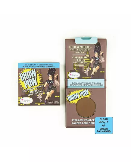 TheBalm Brow Pow poudre à sourcils Light Brown 1.2g