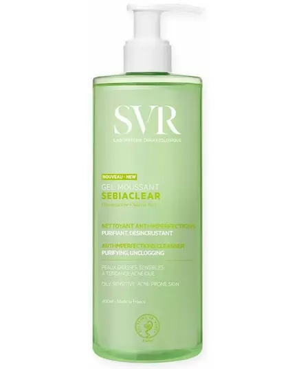 SVR Nouveau-New Gel Moussant Sebiaclear Gluconolacton 400 ml