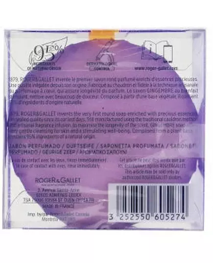 Roger & Gallet Savon Gingembre 100g, image 3