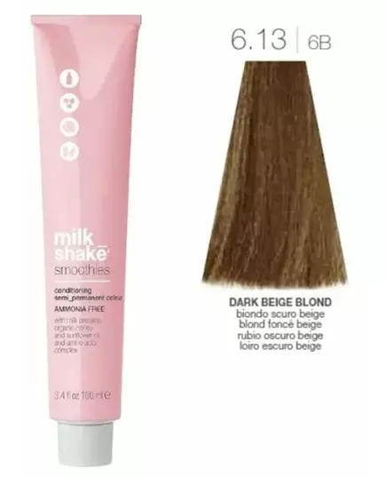 Milk_Shake Smoothies Couleur Semi Permanente 6.13 Ash Golden Dark Blond 100ml, image 3