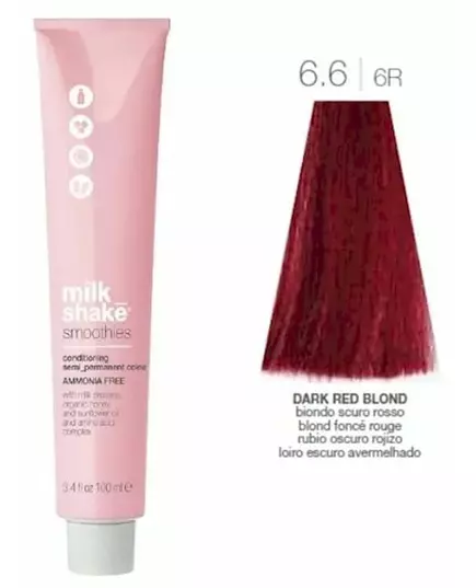 Milk_Shake Smoothies Couleur Permanente 6.6 Blond Rouge Foncé 100ml, image 3