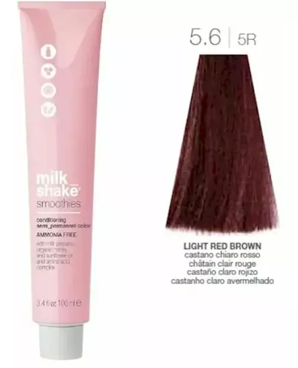 Milk_Shake Smoothies Couleur Semi Permanente 5.6 Light Red Brown 100ml, image 3