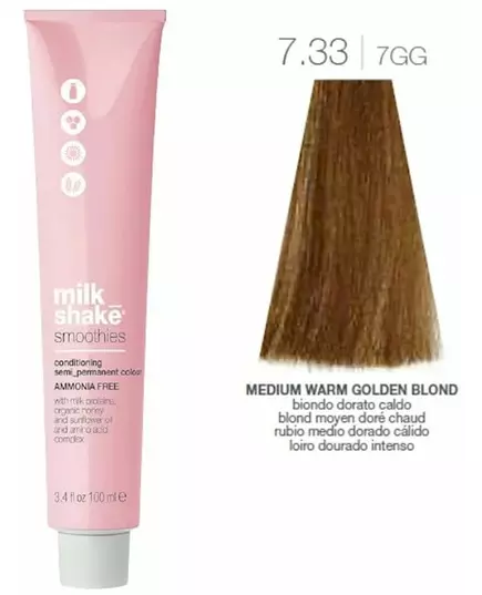 Milk_Shake Smoothies Couleur semi permanente 7.33 Blond doré moyennement intense 100ml, image 3