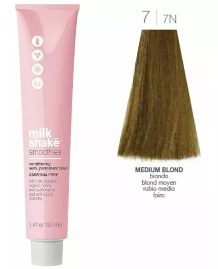 Milk_Shake Smoothies Couleur Semi Permanente Blond Moyen 100ml, image 3