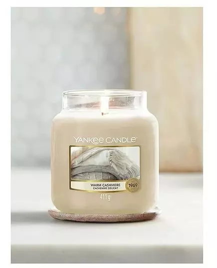 Yankee Candle Classic Medium Jar Warm Cashmere 411 g, Bild 3