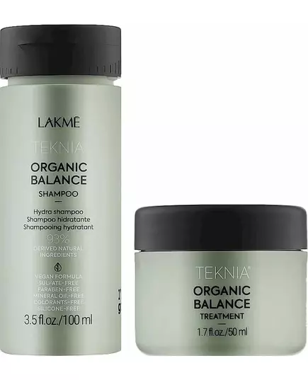 Lakme Teknia travel pack Organic Balance : Shampooing 100 ml + Traitements 100 ml, image 2