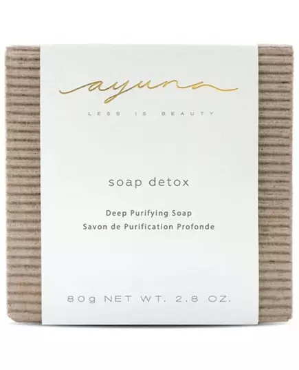 Ayuna Savon purifiant en profondeur Savon Detox 80g, image 3