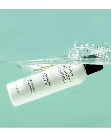 John Masters Organics Après-shampoing au romarin et à la menthe poivrée 473ml, image 2