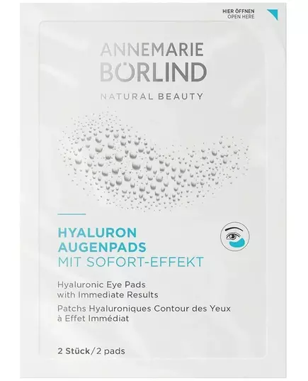 Annemarie Borlind Hyaluronsäure-Augenpads mit Sofortwirkung 6x2 Stück, Bild 2