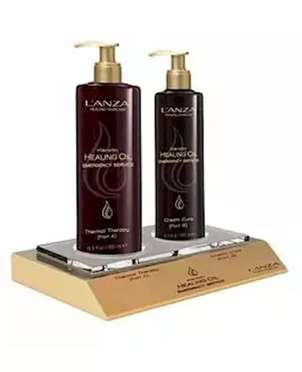 Thérapie thermique (étape A) L'ANZA keratin healing oil emergency service thermal therapy part a 500ml, image 3