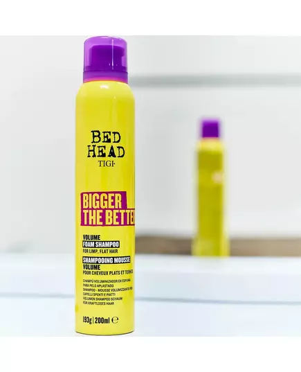 Tigi Bed Head Bigger The Better shampooing mousse 200ml, image 3