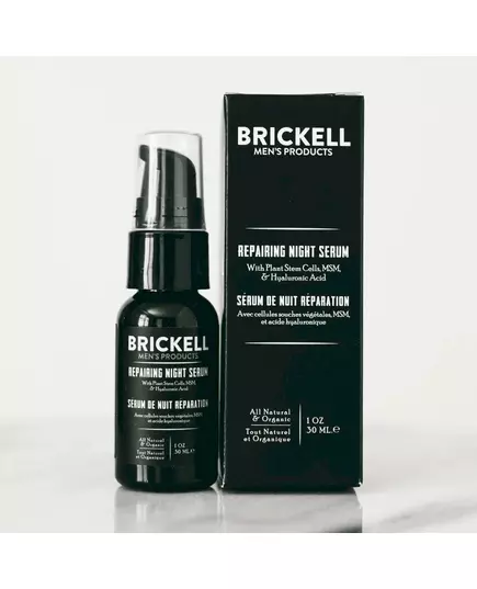 Brickell Men's Anti Aging Repairing Night Gesichtsserum 30ml, Bild 2