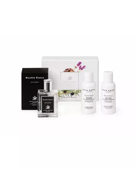 Acca Kappa White Moss Set: Eau de Parfum 50ml + Duschgel 100ml + Körperlotion 100ml