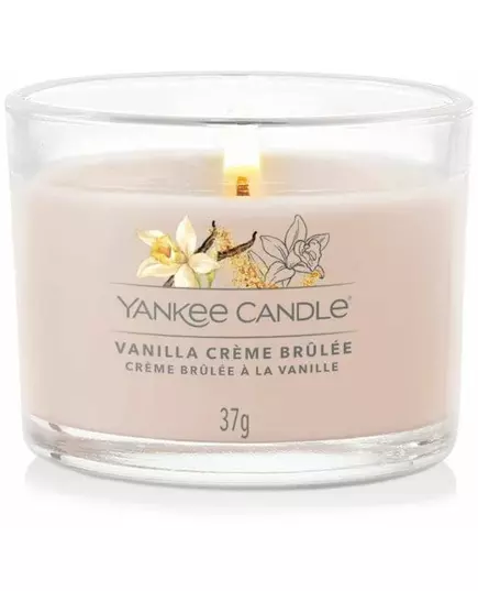 Yankee Candle Gefüllte Votivkerze Vanille Creme Brulee 3x37 g, Bild 2