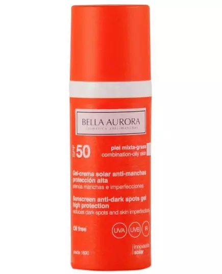 Bella Aurora Anti-Dark Spots Gel-Cream Sonnenschutz SPF 50+ Normal-Trockene Haut 50ml, Bild 2