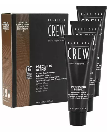 Coloration American Crew Precision Blend 3x40ml Medium Ash 5-6