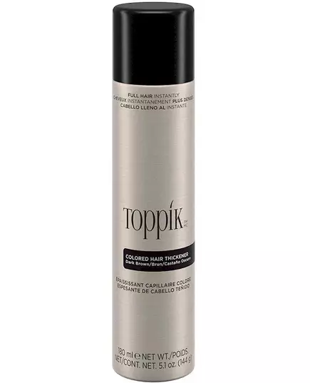 Toppik Colored Hair Thickener 144g Dark Brown (épaississant pour cheveux colorés) 