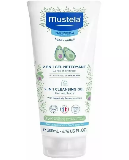 Mustela 2 In 1 gel nettoyant 200ml