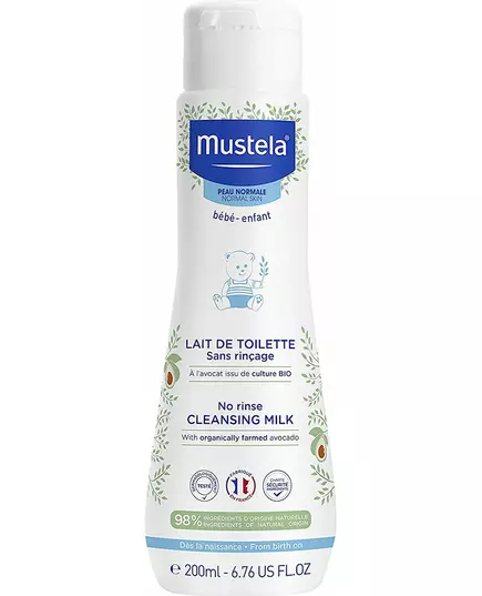 Mustela Lait démaquillant sans rinçage 200ml