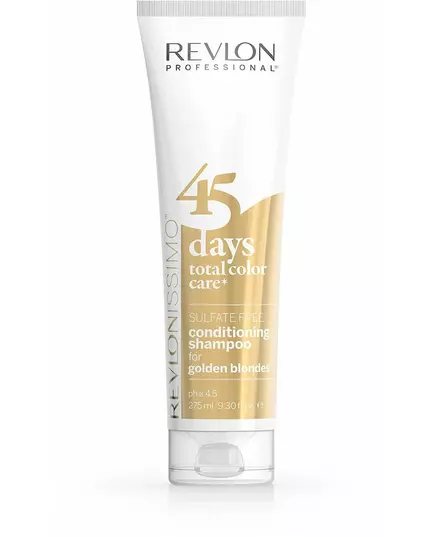 Revlon Revlonissimo 45 Days Golden Blondes shampooing revitalisant 275ml