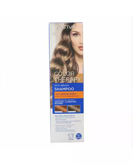 Shampoing Matifiant pour Cheveux Blonds Color Therapy Kativa Color Therapy (250 ml)