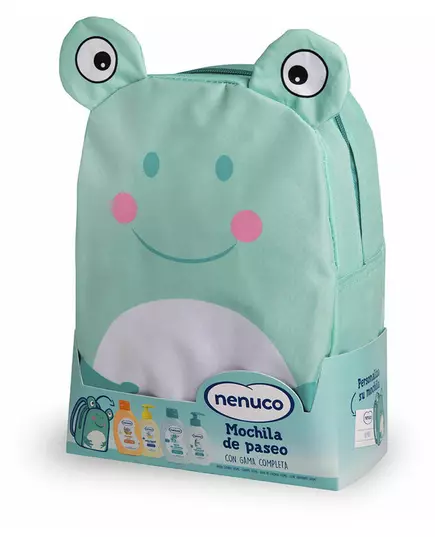 Ensemble de Bain Pour Bébé Nenuco Mochila Ranita Lote Grenouille 4 Pièces