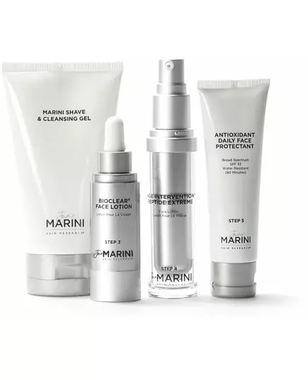 Jan Marini Men's System : gel de rasage et de nettoyage 148ml + lotion Bioclear 30ml