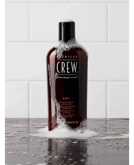 American Crew Classic 3in1 shampooing, après-shampooing et gel douche 100ml, image 2