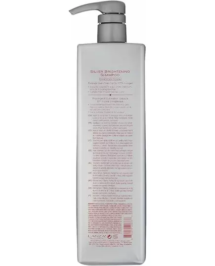 L'ANZA Healing Colorcare Silver Brightening Shampoo 1000 ml, image 2