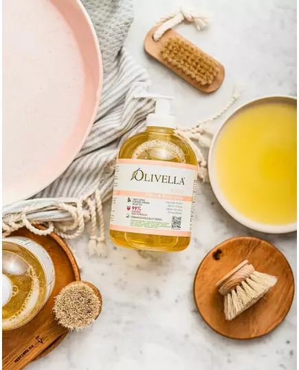 Olivella Savon pour le visage et le corps à l'abricot 500ml, image 2