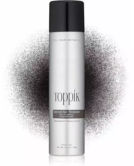 Toppik Colored Hair Thickener 144g Dark Brown (épaississant pour cheveux colorés) , image 3