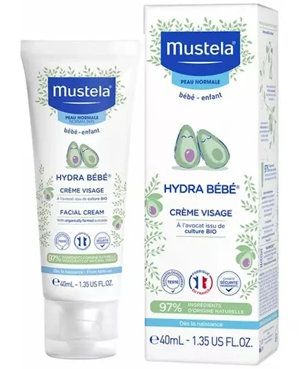 Mustela Hydra Bebe crème visage 40ml, image 2