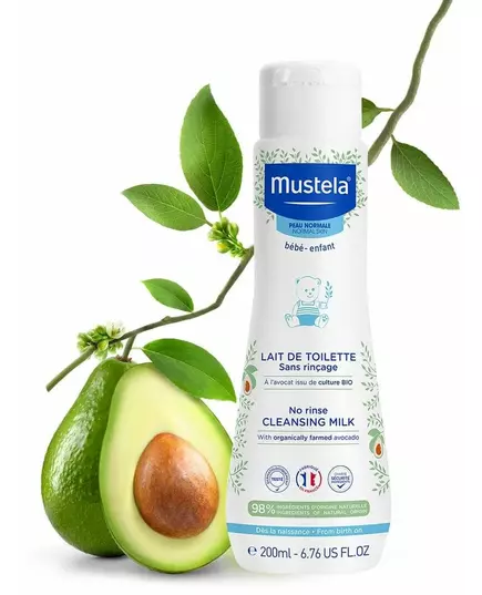 Mustela Lait démaquillant sans rinçage 200ml, image 2