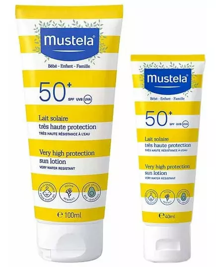 Mustela Baby-Child Lait solaire SPF50+ 40 ml, image 2