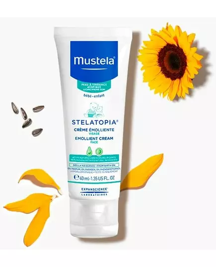 Mustela Stelatopia Crème adoucissante visage 40 ml, image 2