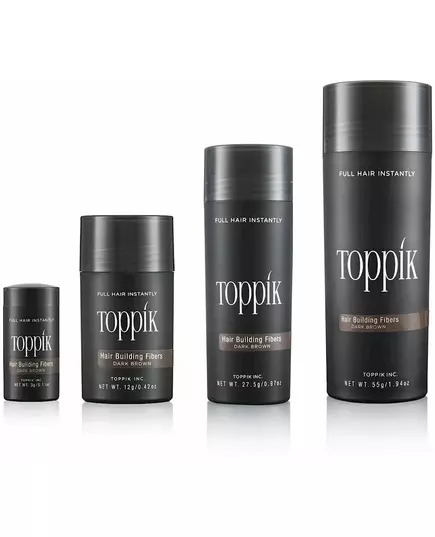 Toppik Hair Building Fibers 12g Marron foncé, image 2