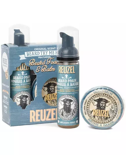 Kit Reuzel Beard Try Me : Mousse à barbe originale 70ml + Baume à barbe 35g, image 2