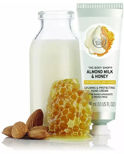 The Body Shop Crème pour les mains au lait d'amande et au miel 30ml, image 2