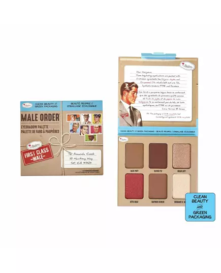 TheBalm Male Order First Class Male palette d'ombres à paupières 13.2g