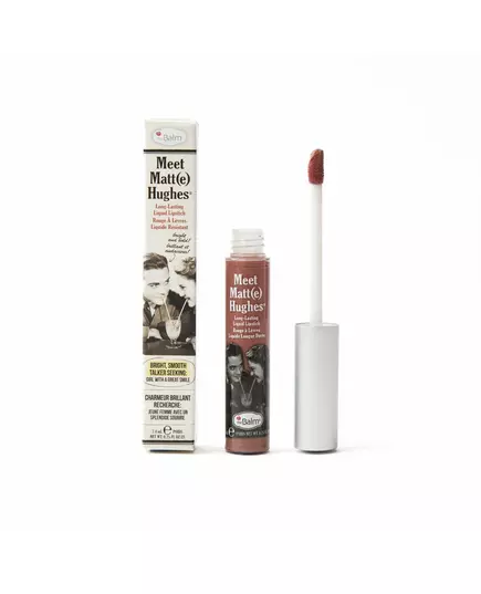 TheBalm Meet Matt(e) Hughes langanhaltender flüssiger Lippenstift Committed Pinky Nude 7,4 ml 