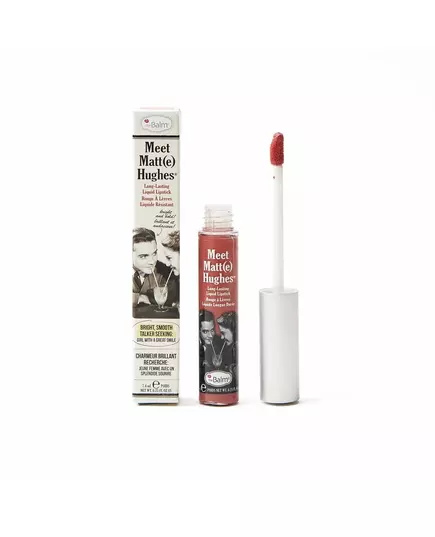 TheBalm Meet Matt(e) Hughes lang anhaltender flüssiger Lippenstift Honest 7,4 ml 